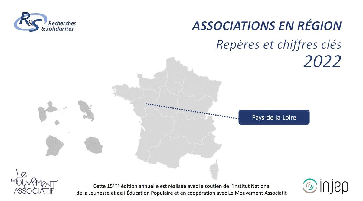 [Résultat d&rsquo;enquête] Associations en Pays de la Loire : repères et chiffres clefs