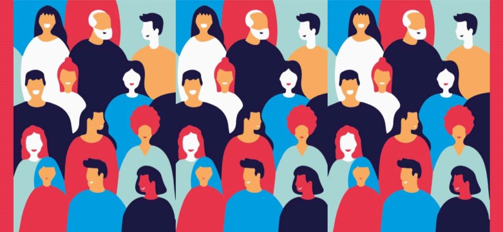 Image présentant des personnes diverses