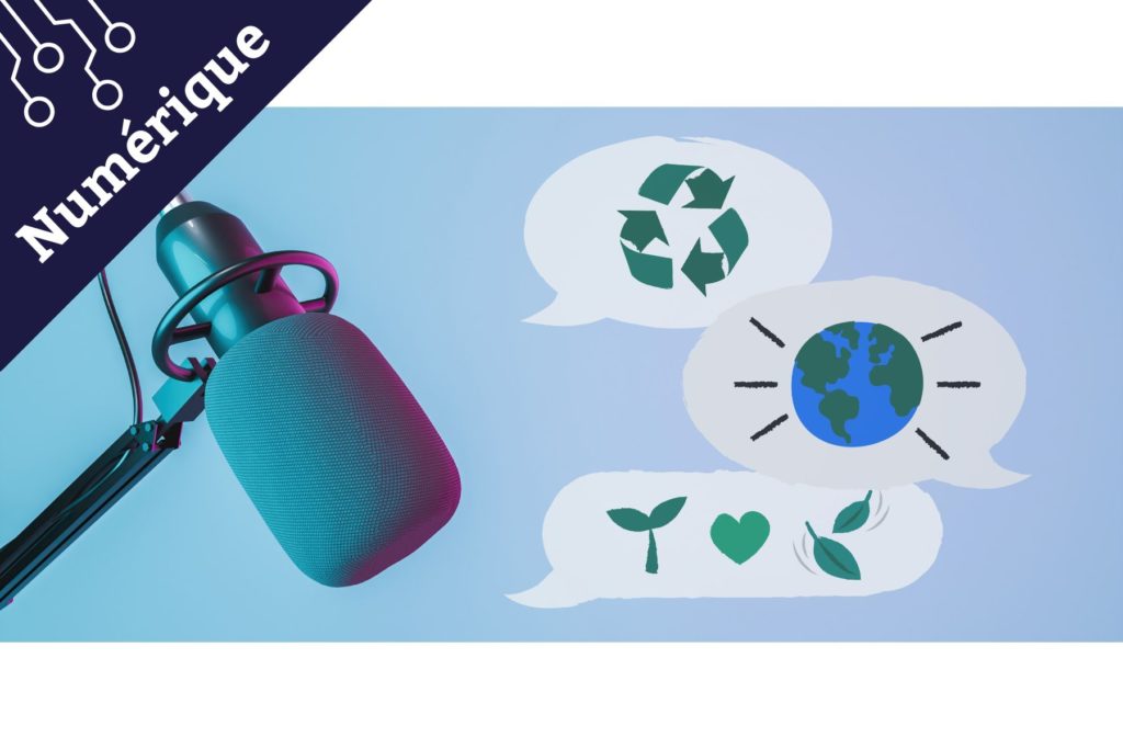 Micro avec bulles de discussions