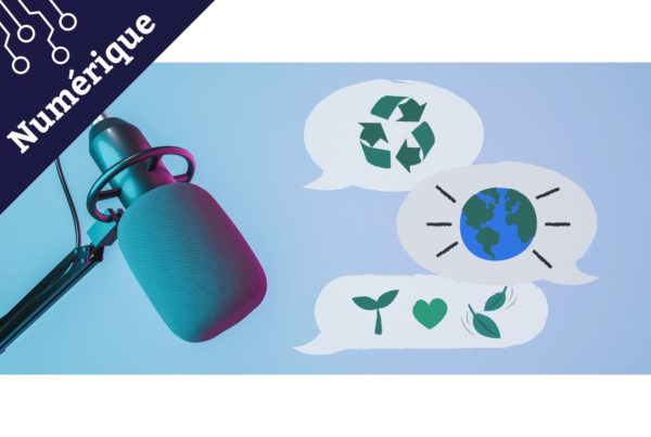 Micro avec bulles de discussions